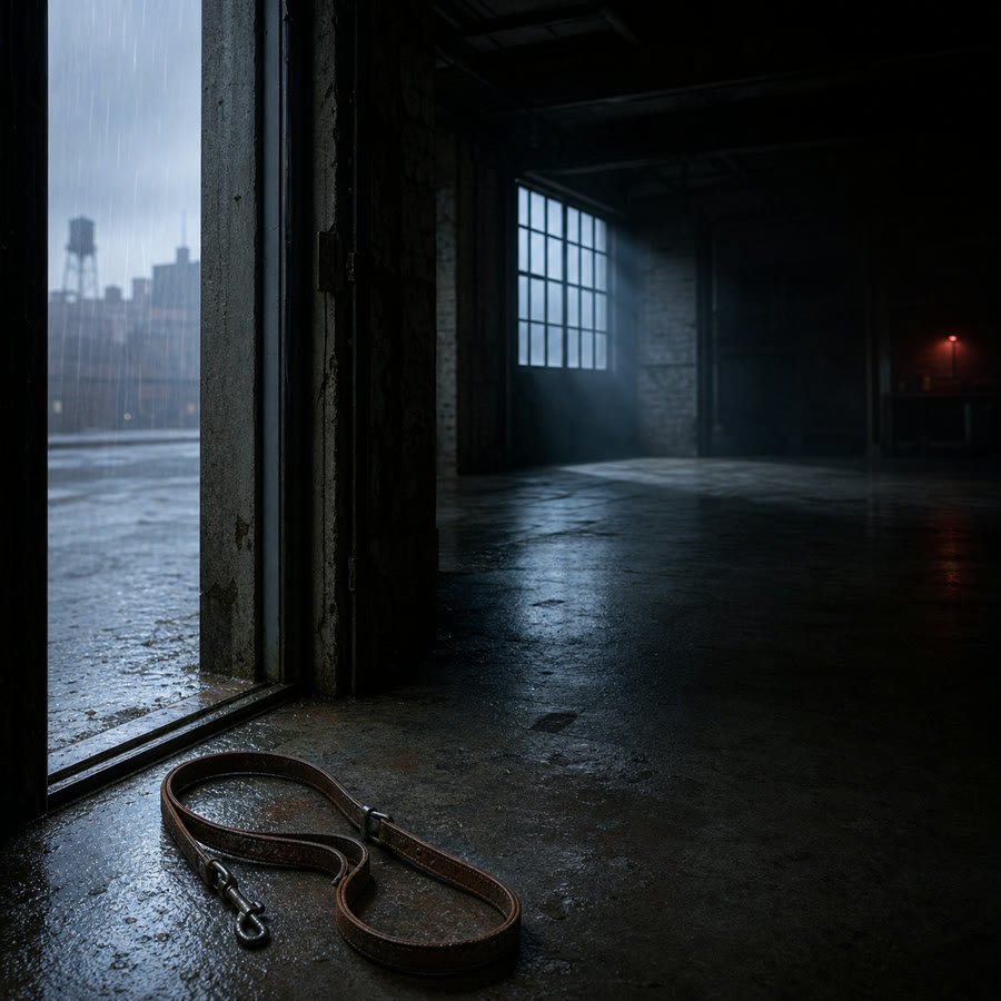 The Leash Is Still by the Door cover art